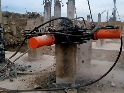 معدات تكسير الخوازيق الهيدروليكية